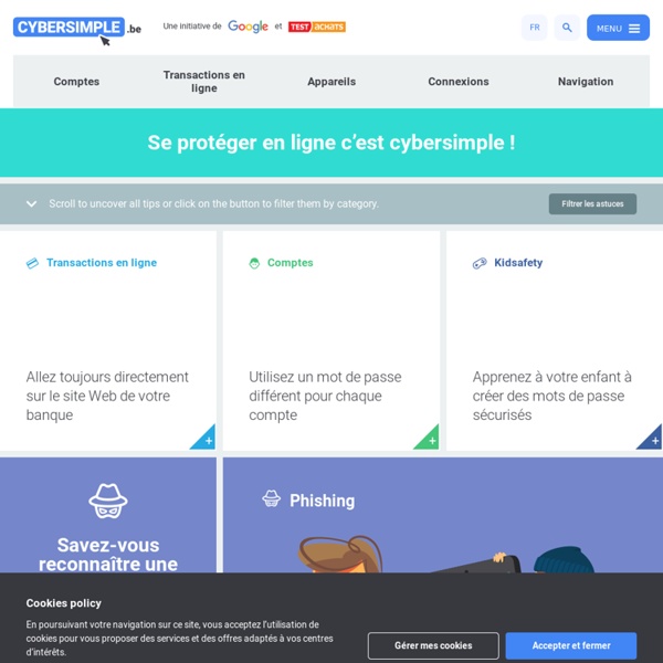 Se protéger en ligne c’est cybersimple !