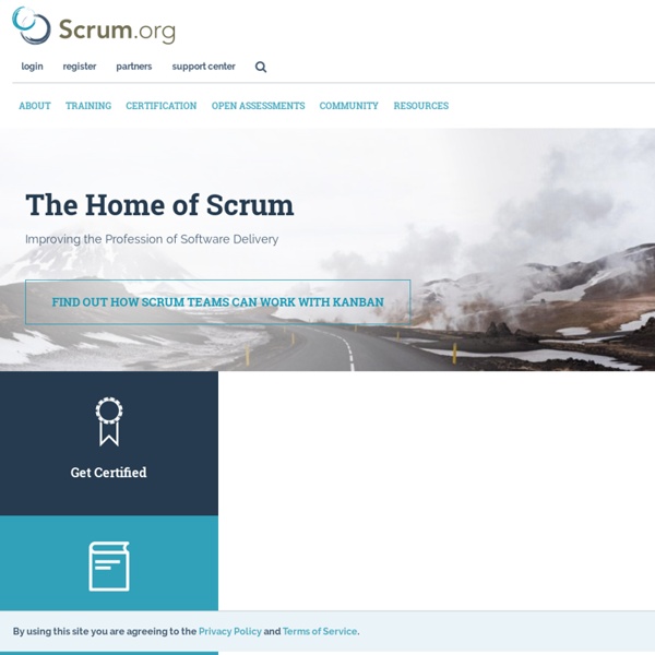 The home of Scrum > Home