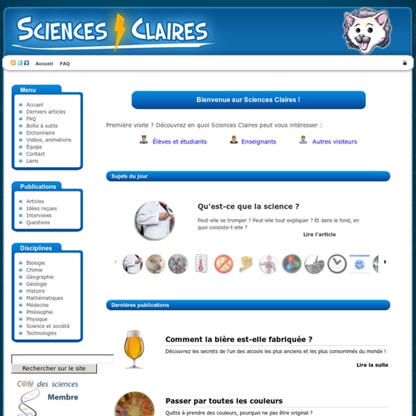 Sciences Claires