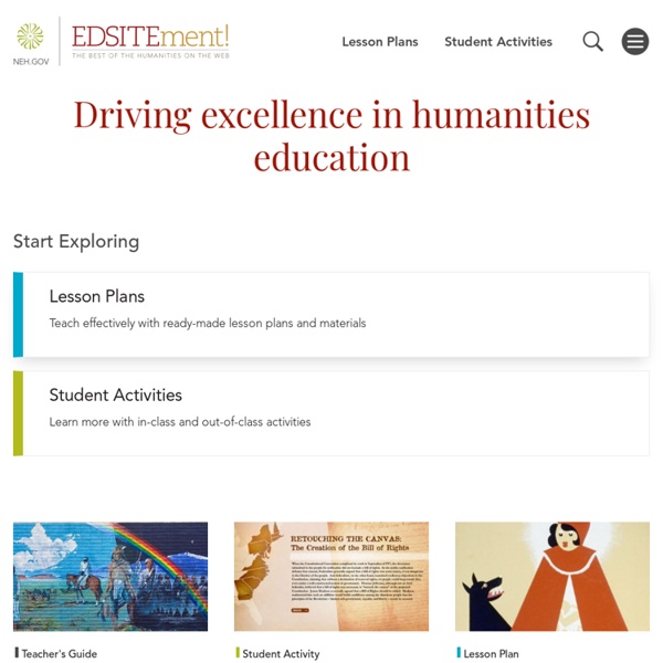 The Best of the Humanities on the Web