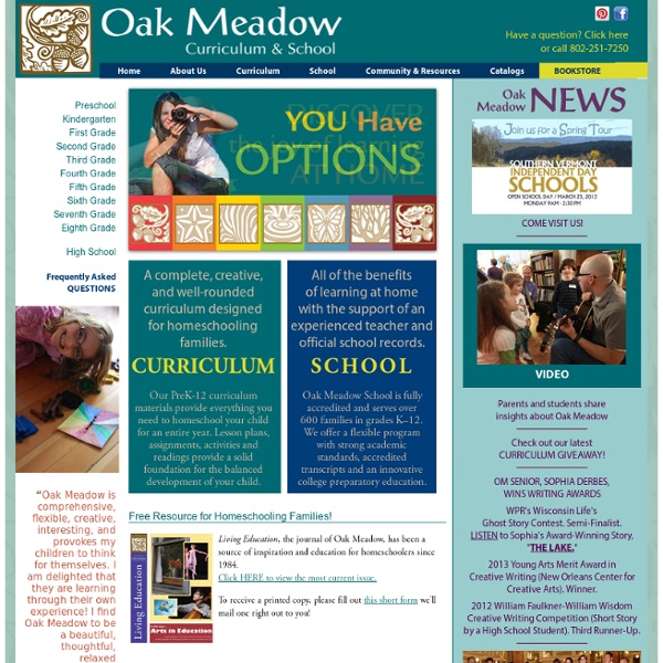Oak Meadow Math