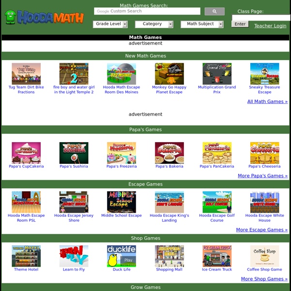 Hooda Math Games