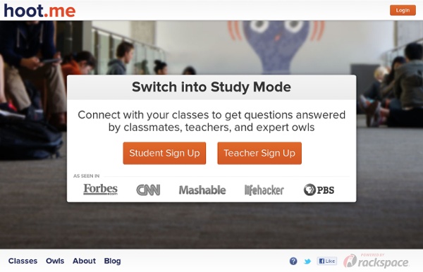 Hoot.Me: Switch Facebook into study mode