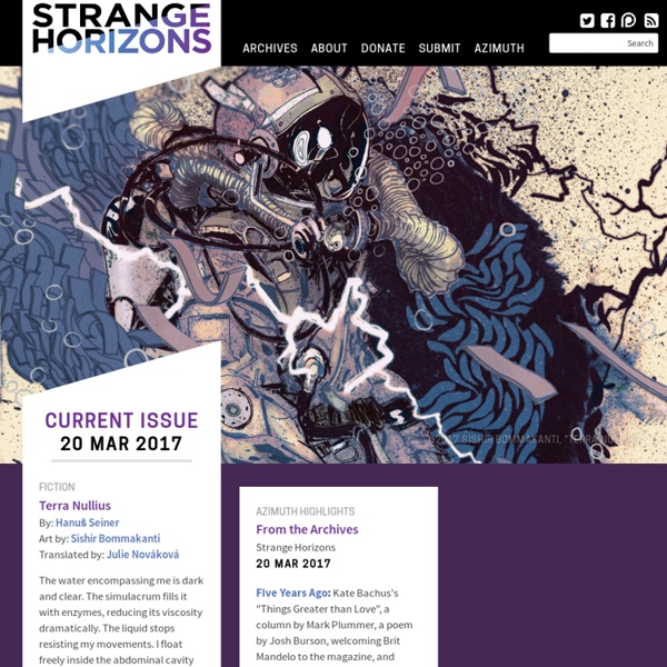 Strange Horizons - A Magazine of Speculative Fiction