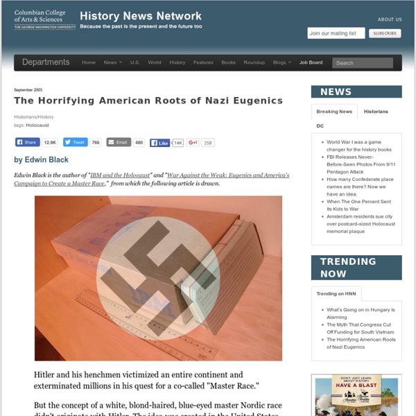 The Horrifying American Roots of Nazi Eugenics