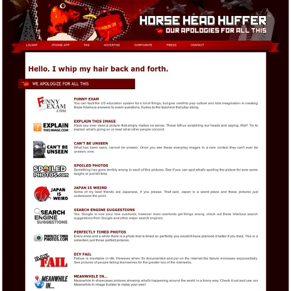 HORSE HEAD HUFFER