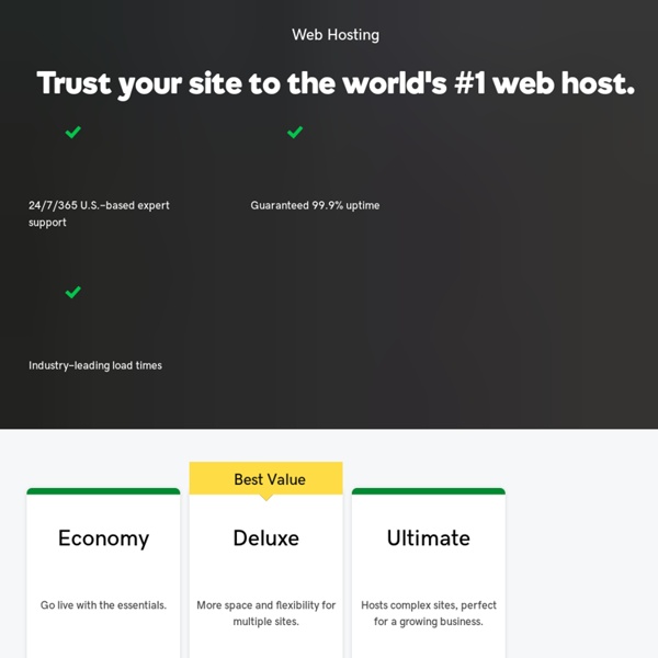 Web Hosting Services With GoDaddy, Compare Our Prices