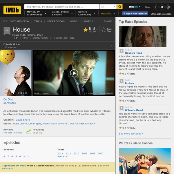 House M.D. (TV Series 2004–2012)