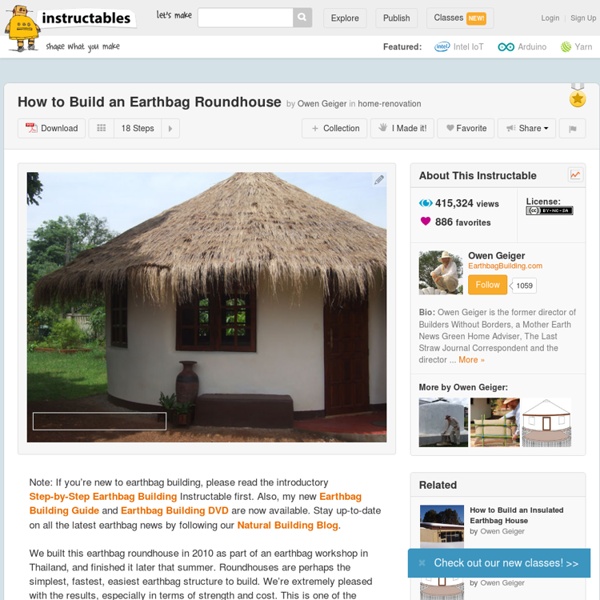 How to Build an Earthbag Roundhouse