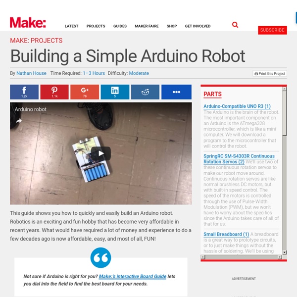 How to Build a Simple Arduino Robot