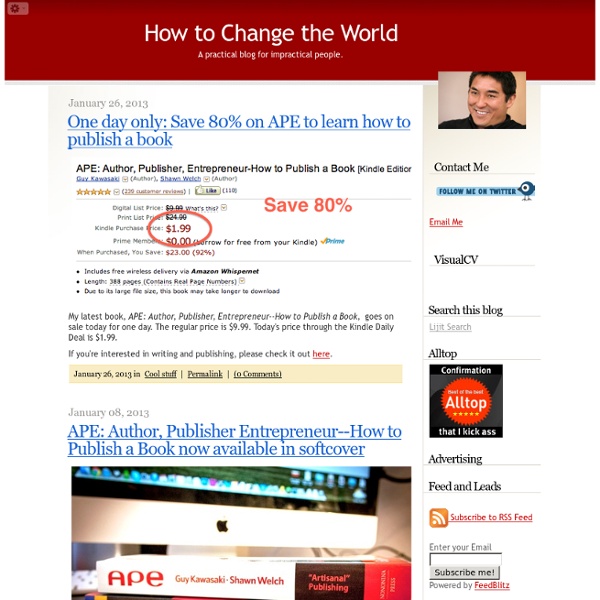 How to Change the World