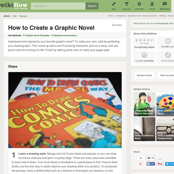 12 Tips on How to Create a Graphic Novel