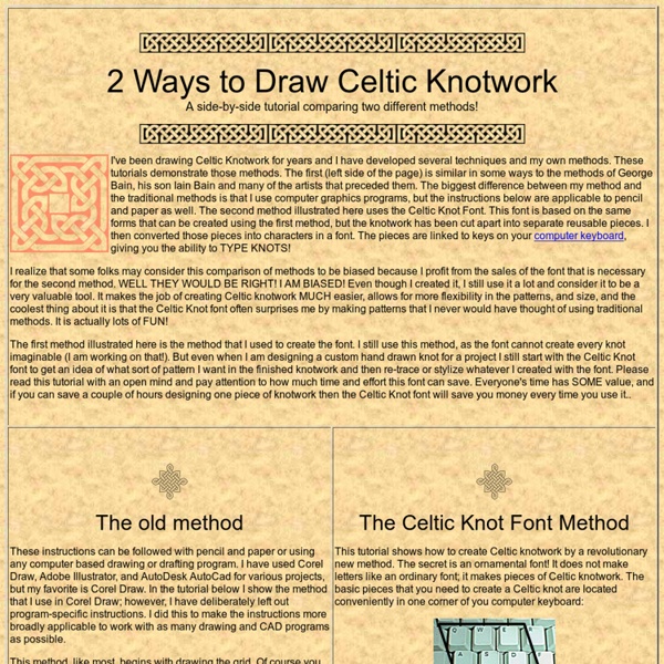 How to Draw Celtic Knotwork