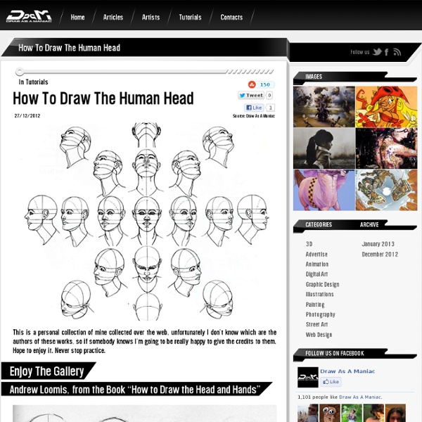 How To Draw The Human Head
