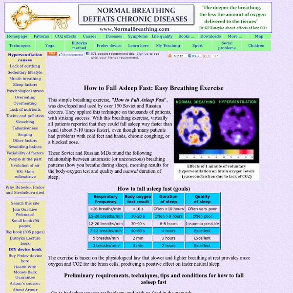 How to Fall Asleep Fast: Very Easy Breathing Exercise