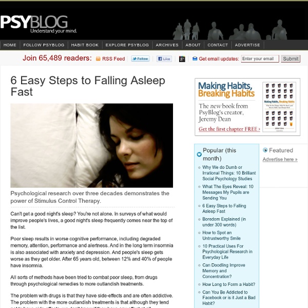 6 Easy Steps to Falling Asleep Fast