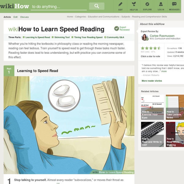 How to Learn Speed Reading: 17 steps