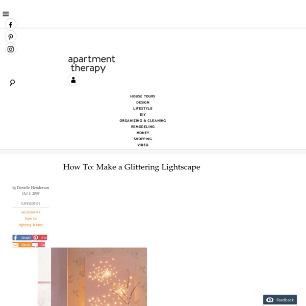 How To: Make a Glittering Lightscape