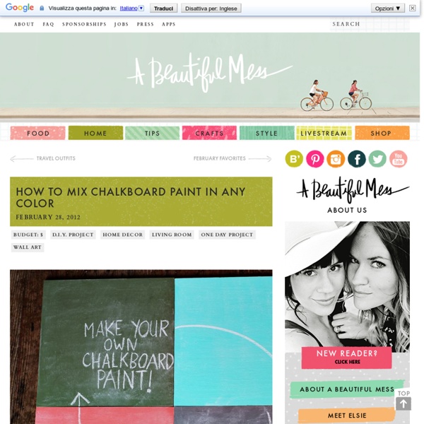 How To Mix Chalkboard Paint in Any Color