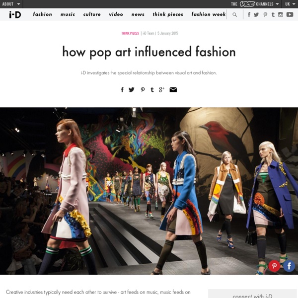 How pop art influenced fashion