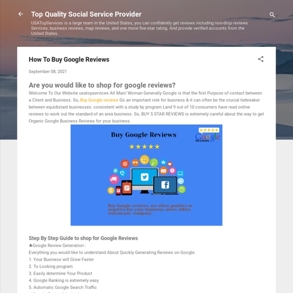 How To Buy Google Reviews