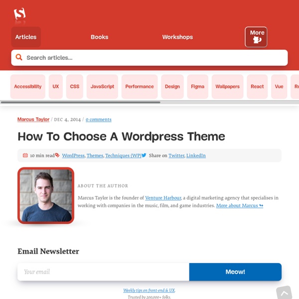 100 Excellent Free WordPress Themes - Smashing Magazine