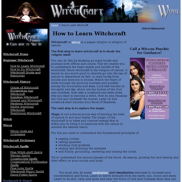 How to Learn Witchcraft