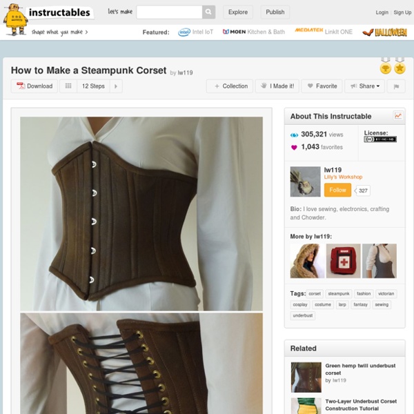 How to Make a Steampunk Corset