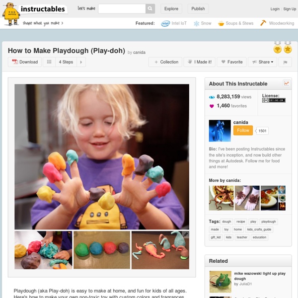 How to Make Playdough (Play-doh)