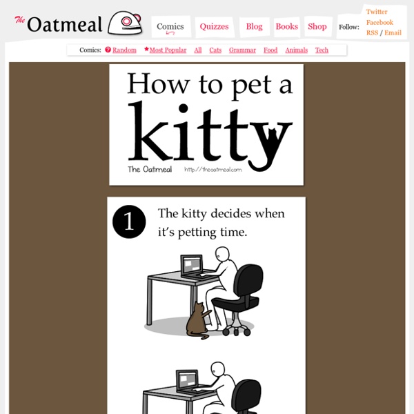 How to pet a kitty