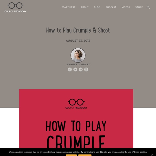 How to Play Crumple & Shoot