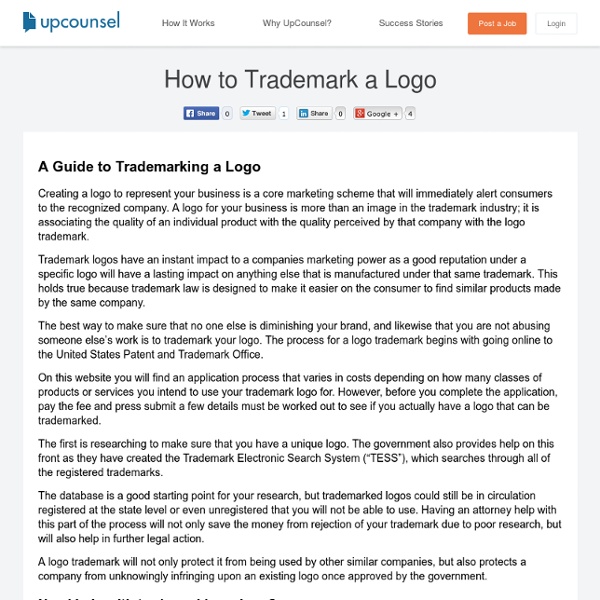 Learn How to Trademark a Logo