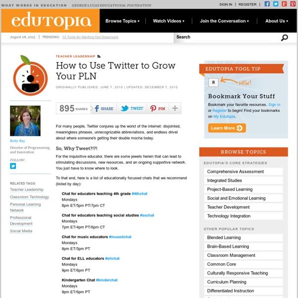 How to Use Twitter to Grow Your PLN