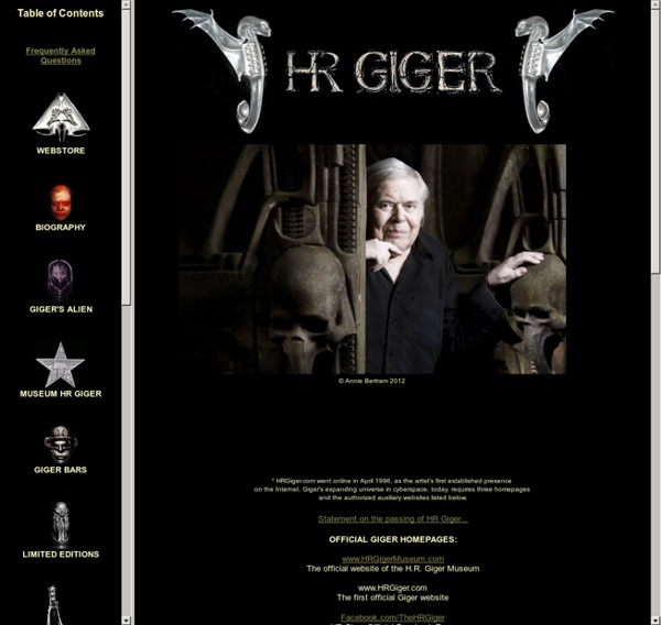 HR Giger - The Official Website
