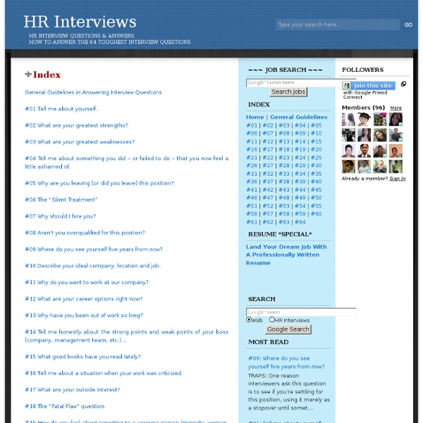 HR Interviews