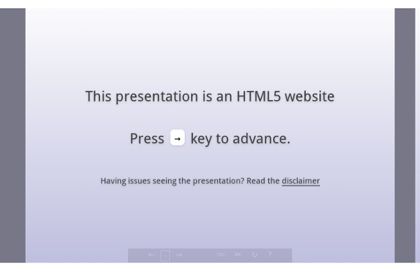 HTML5 Presentation