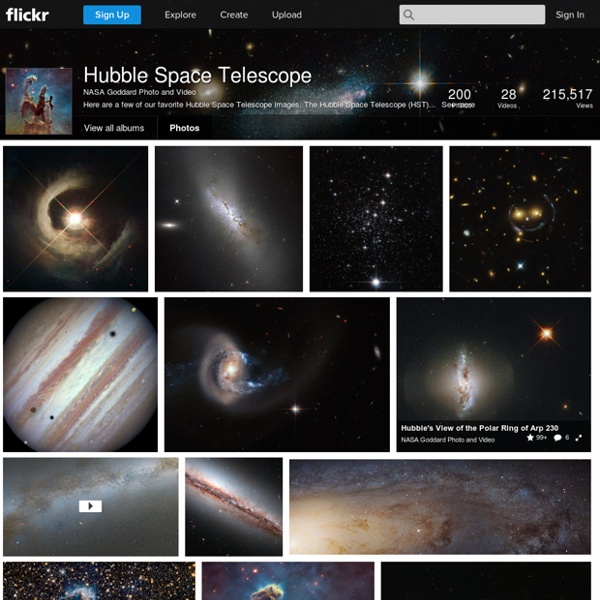 Flickr.com (Images du téléscope spacial Hubble)