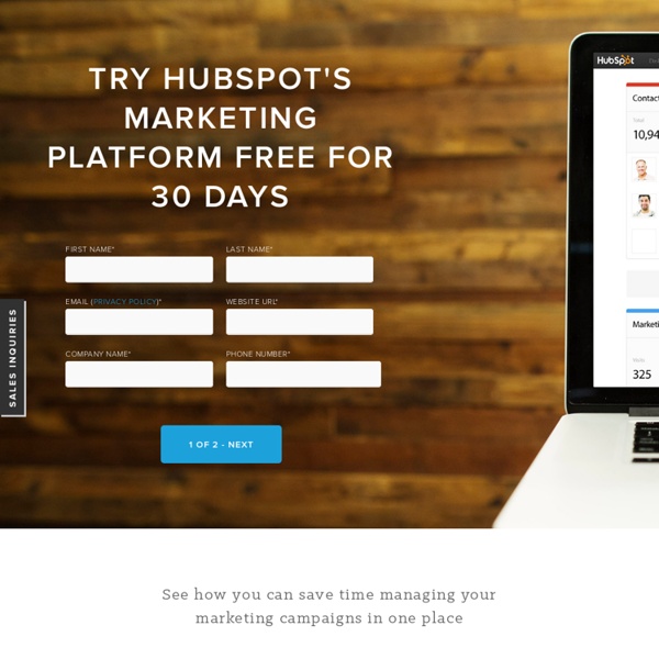 30-Day Free Trial of HubSpot Marketing Software
