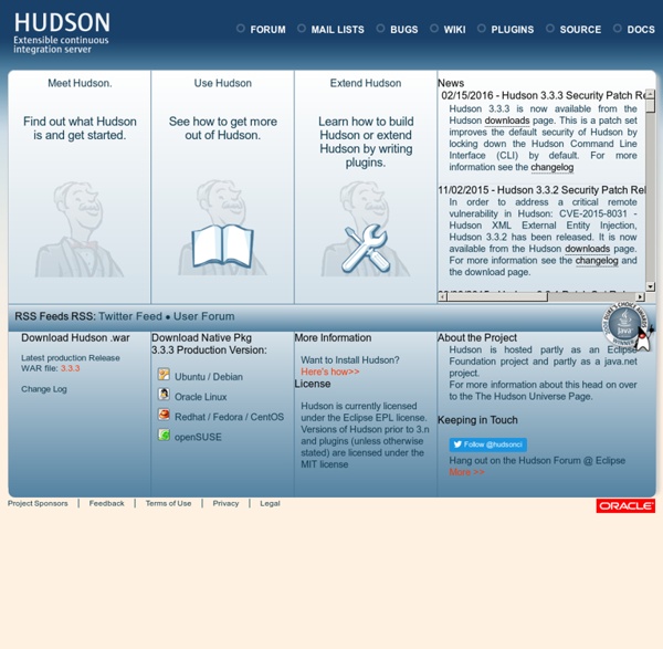 Hudson Continuous Integration