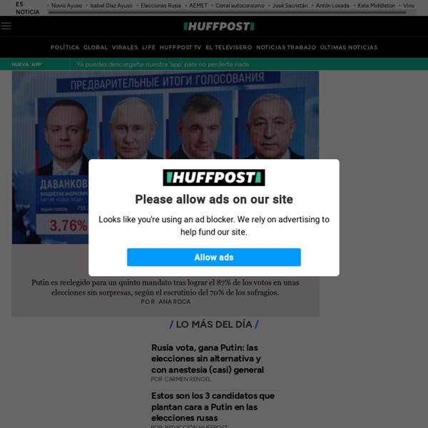 El Huffington Post: última hora, noticias y opinión en español