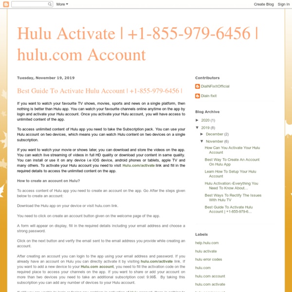 Hulu Activate