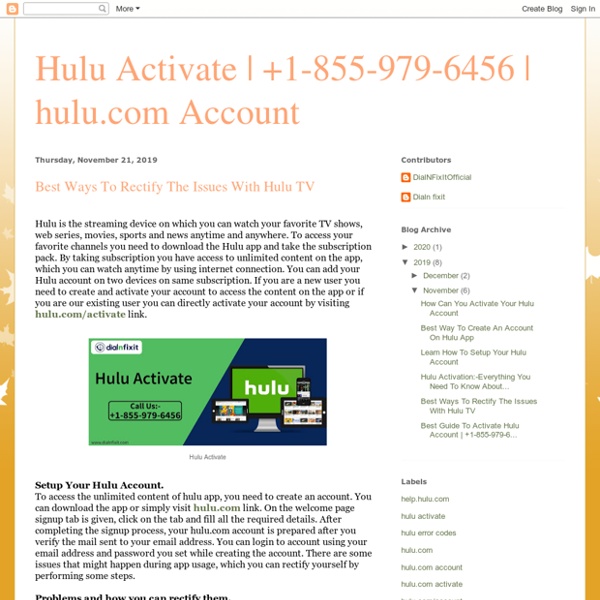 Hulu Activate