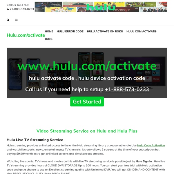 Hulu Code Activation