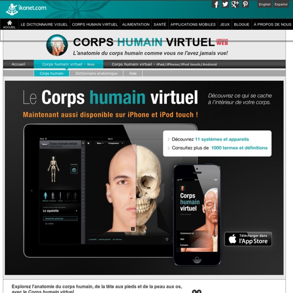 Corps humain virtuel - atlas anatomique
