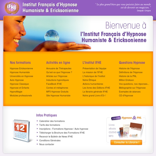 Institut Français Hypnose Ericksonienne - IFHE