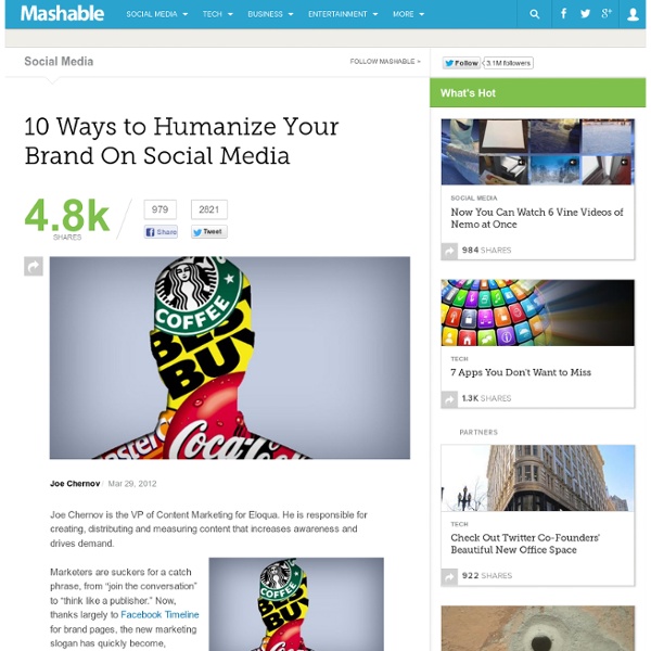 10 Ways to Humanize Your Brand on Social Media