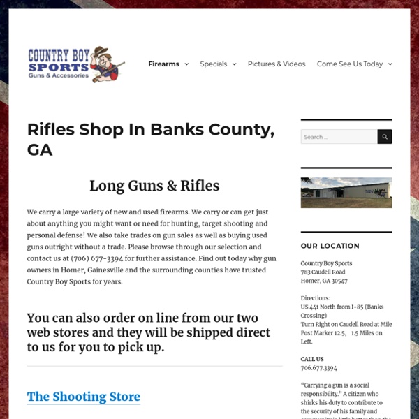 Hunting Rifles for Sale in Hart County, GA