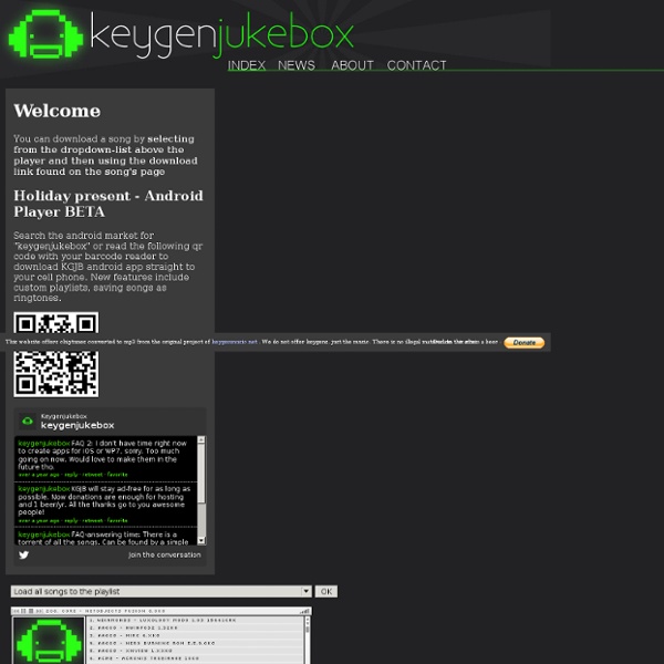 KeygenJukebox.com - Streams Keygen Music Directly to Your Web Browser!