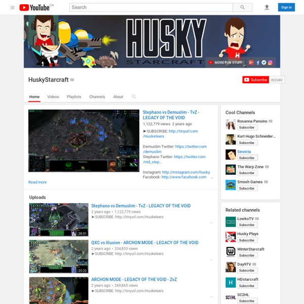 HuskyStarcraft's Channel