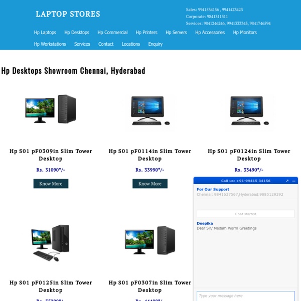 Hp Desktops dealers in hyderabad, chennai
